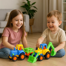 Funwoods Itsy Bitsy Construction Vehicle Toy Set for Kids - (8 Pc)