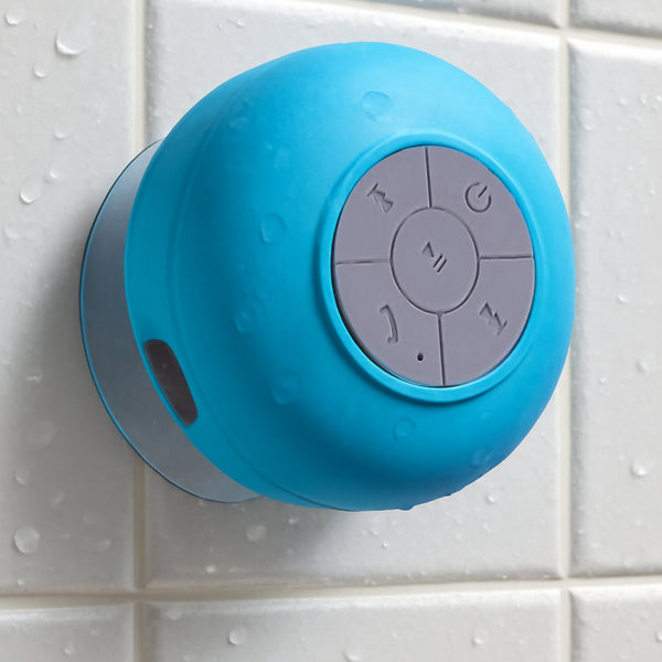 Mini Waterproof Hands-Free Bluetooth Speaker with MIC Suction Cup (1 Pc)