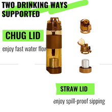 Alkaline Water Bottle, with Food Grade Plastic, Stylish and Portable (Particulates not included)