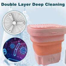 Portable Washing Machine, Foldable Washer and Dryer Combo (1 Set / Mix Color)