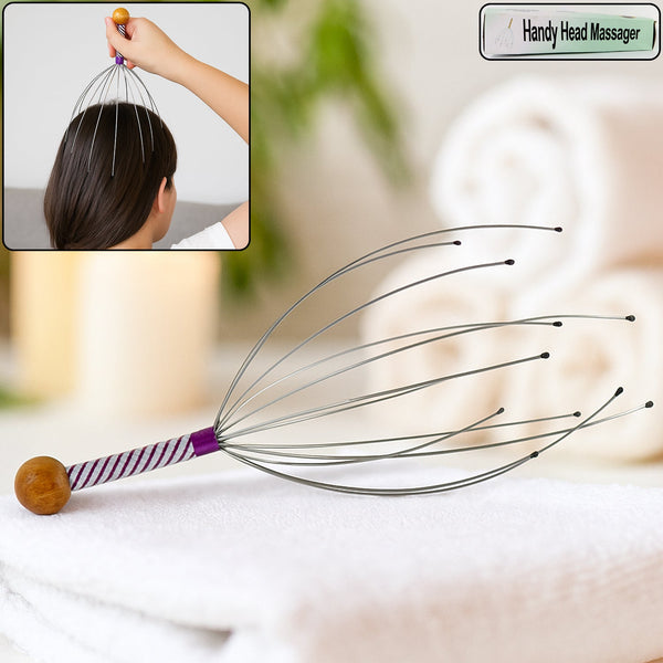 Handy Scalp & Head Massager - (1 Pc)
