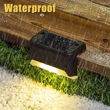 4-Piece Solar Waterproof Garden, Stair & Railing Lights